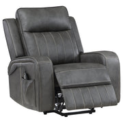 Raelynn - Upholstered Track Arm Recliner - JaxCo Furniture