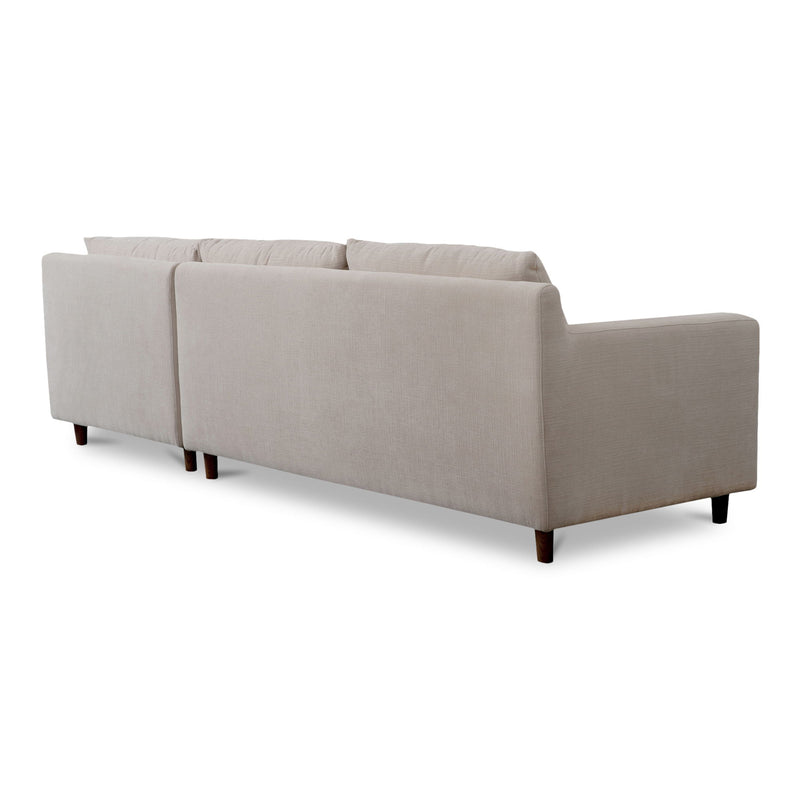 Hutton - Right Sectional - Beige - JaxCo Furniture