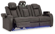 Fyne-dyme - Power Reclining Sofa With Adj Headrest - JaxCo Furniture