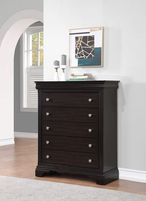 Dominique - Chest - Dark Brown - JaxCo Furniture