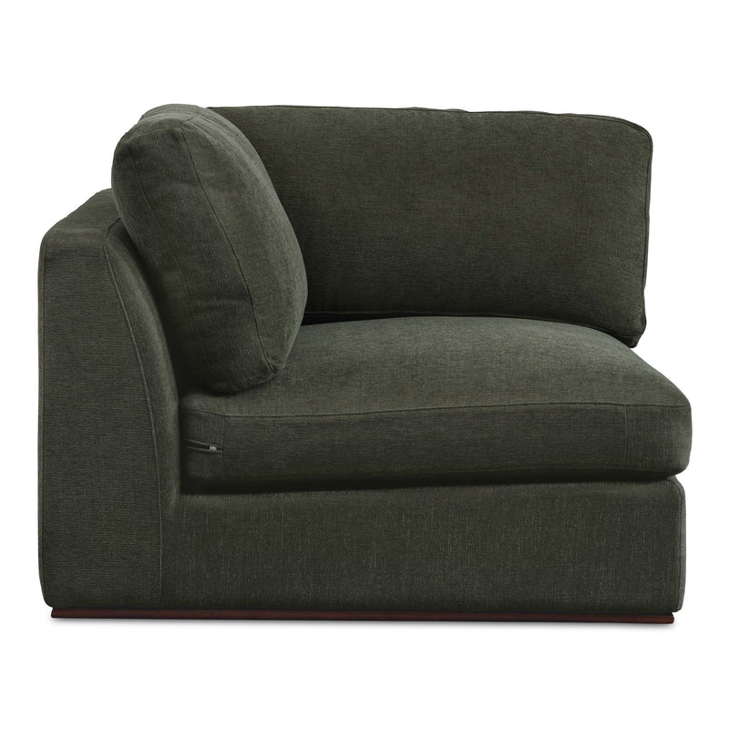 Rue - Corner Chair - Deep Green - JaxCo Furniture