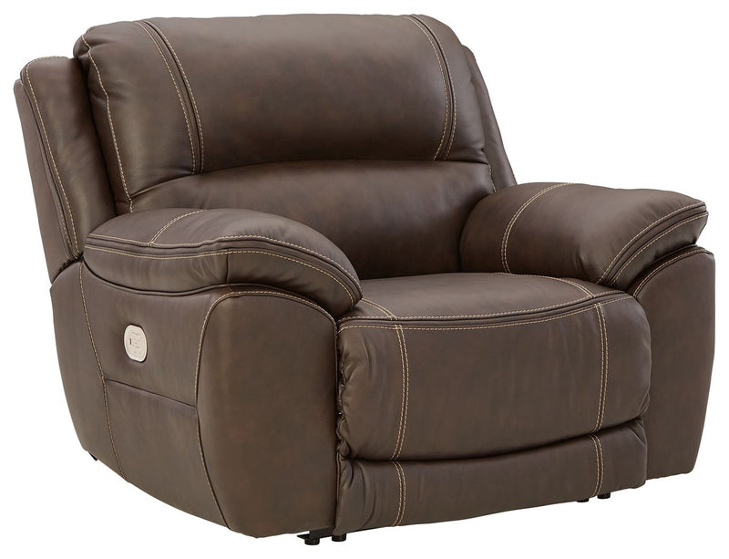 Dunleith - Chocolate - Zero Wall Recliner w/PWR HDRST - JaxCo Furniture