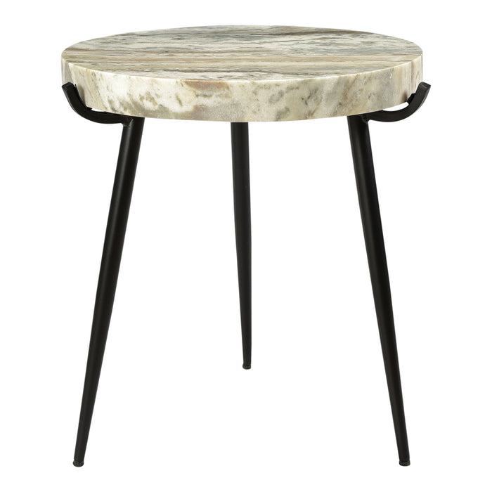 Brinley - Marble Accent Table - Beige - JaxCo Furniture