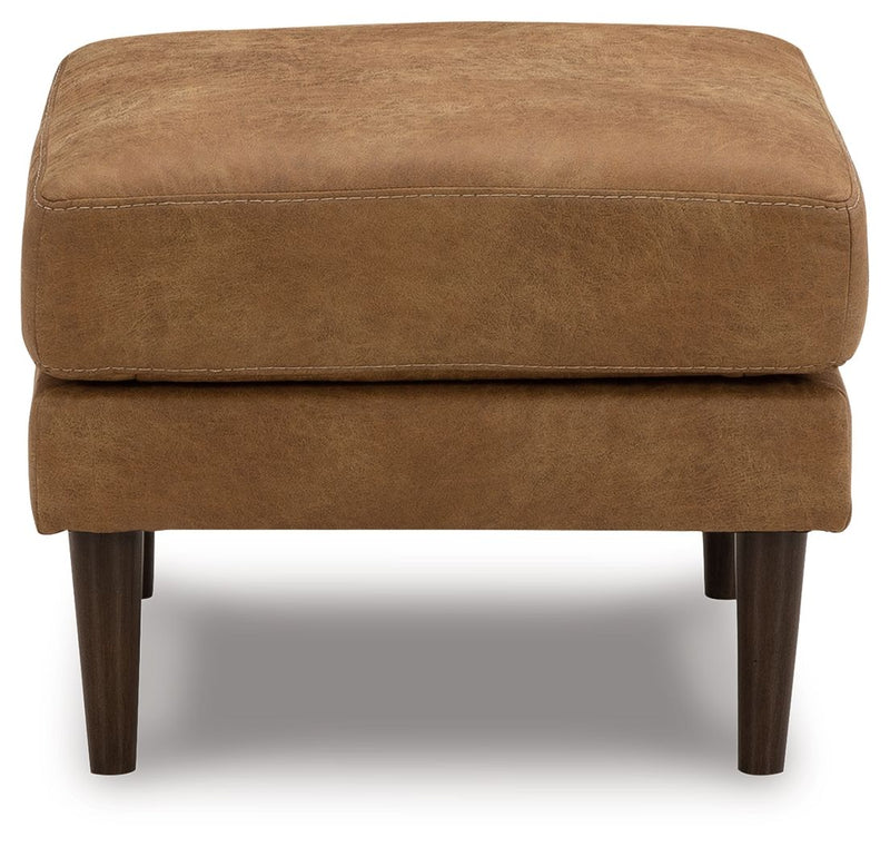 Telora - Caramel - Ottoman - JaxCo Furniture