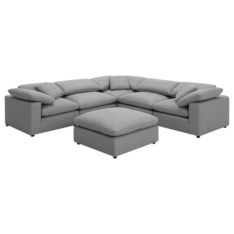 Raleigh - Boucle Upholstered Modular Sectional - JaxCo Furniture