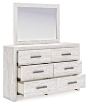 Cayboni - Whitewash - Dresser And Mirror - JaxCo Furniture