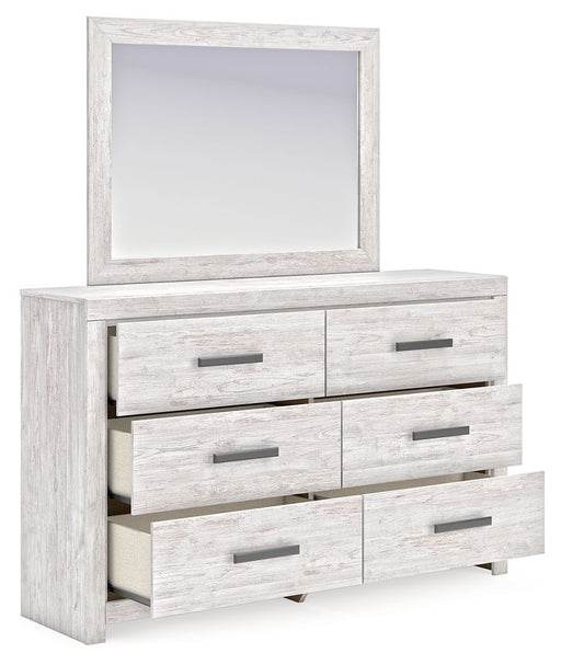 Cayboni - Whitewash - Dresser And Mirror - JaxCo Furniture