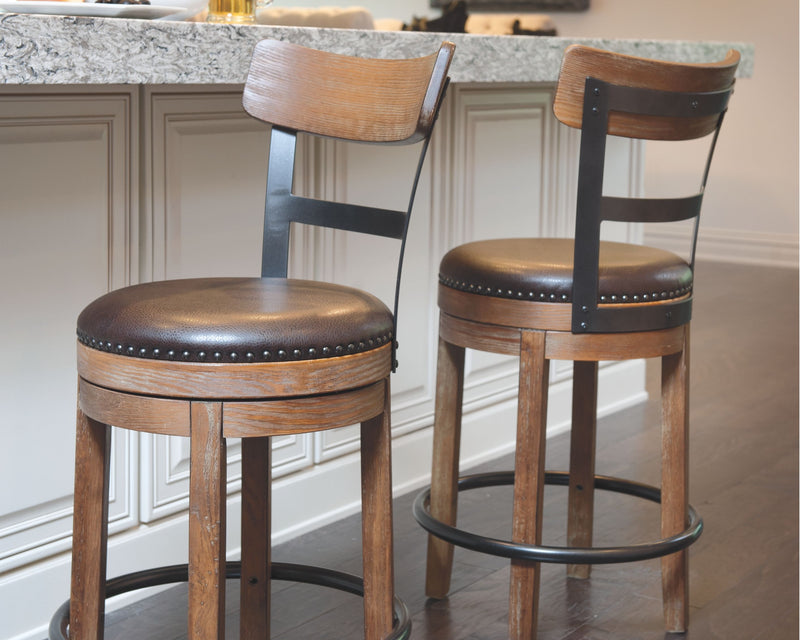 Pinnadel - Swivel Barstool - JaxCo Furniture