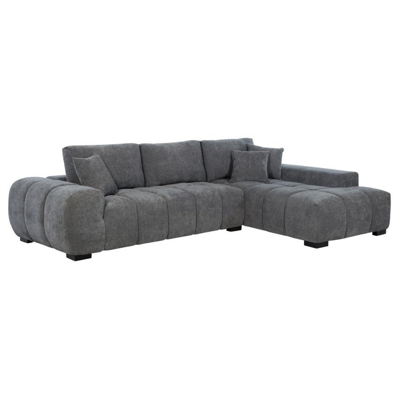 Octavia - Upholstered Sectional Chaise Sofa - JaxCo Furniture