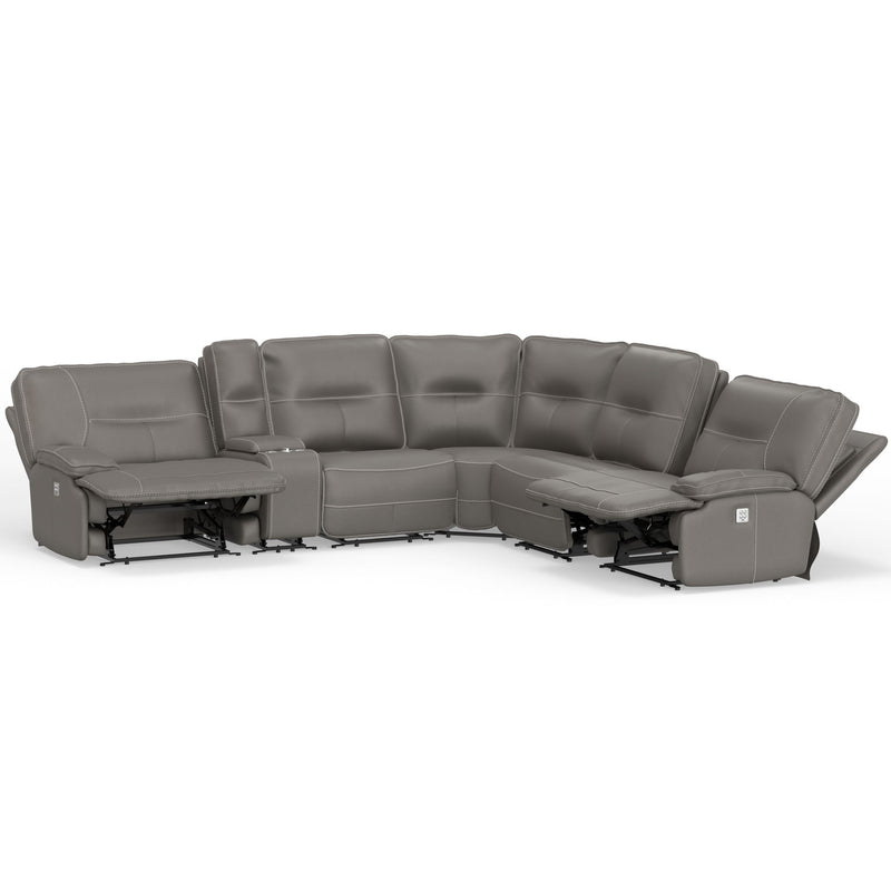 Spartacus - Power Reclining Sectional - JaxCo Furniture