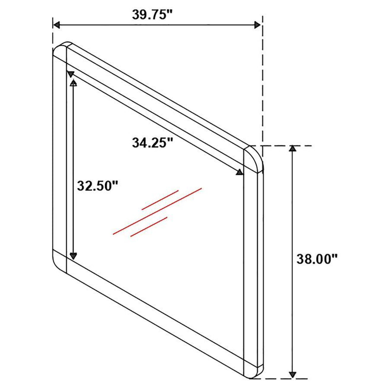 Robyn - Dresser Mirror - JaxCo Furniture