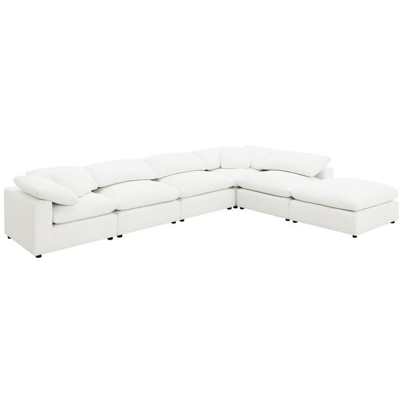 Raleigh - Boucle Upholstered Modular Sectional - JaxCo Furniture