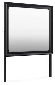 Londer - Black - Bedroom Mirror - JaxCo Furniture