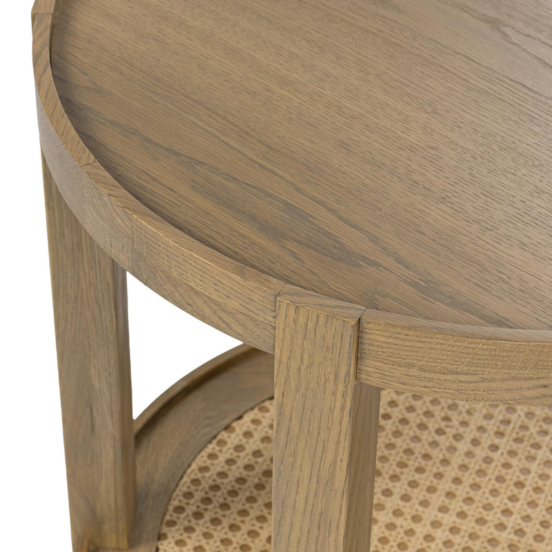 Devin - Solid Wood Round Table - JaxCo Furniture