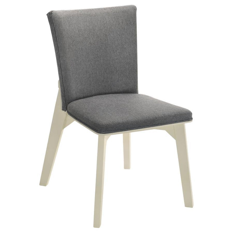 Biloxi - Upholstered Dining Side Chair (Set of 2) - Gray - JaxCo Furniture
