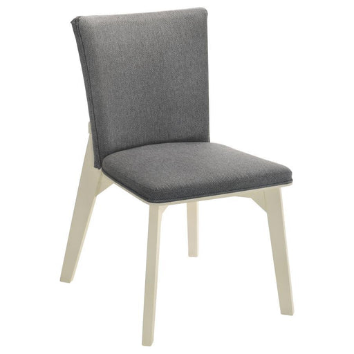 Biloxi - Upholstered Dining Side Chair (Set of 2) - Gray - JaxCo Furniture