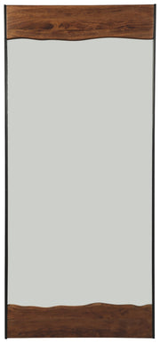 Panchali - Brown / Black - Floor Mirror - JaxCo Furniture