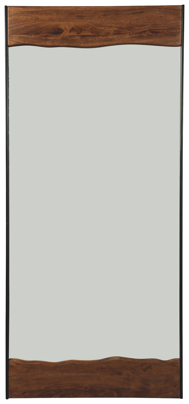 Panchali - Brown / Black - Floor Mirror - JaxCo Furniture