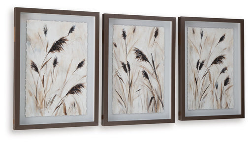 Honslow - Brown / Black / White - Wall Art Set (Set of 3) - JaxCo Furniture