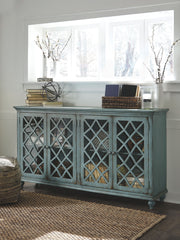 Mirimyn - Antique Teal - Accent Cabinet - Vintage Finish - JaxCo Furniture