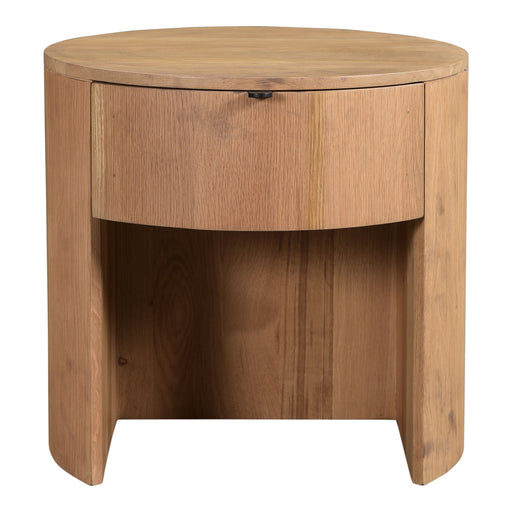 Theo - One Drawer Nightstand - Light Brown - JaxCo Furniture