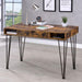 Olvera - 1-Drawer Writing Desk - Rustic Nutmeg - JaxCo Furniture