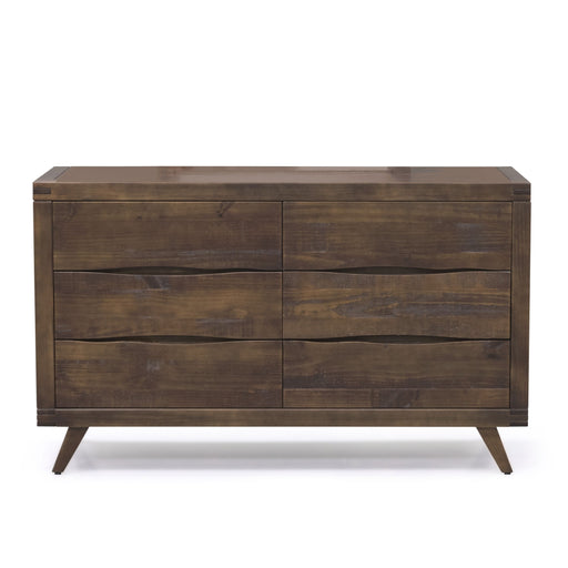 Pasco - Dresser With Glides - Brown - JaxCo Furniture