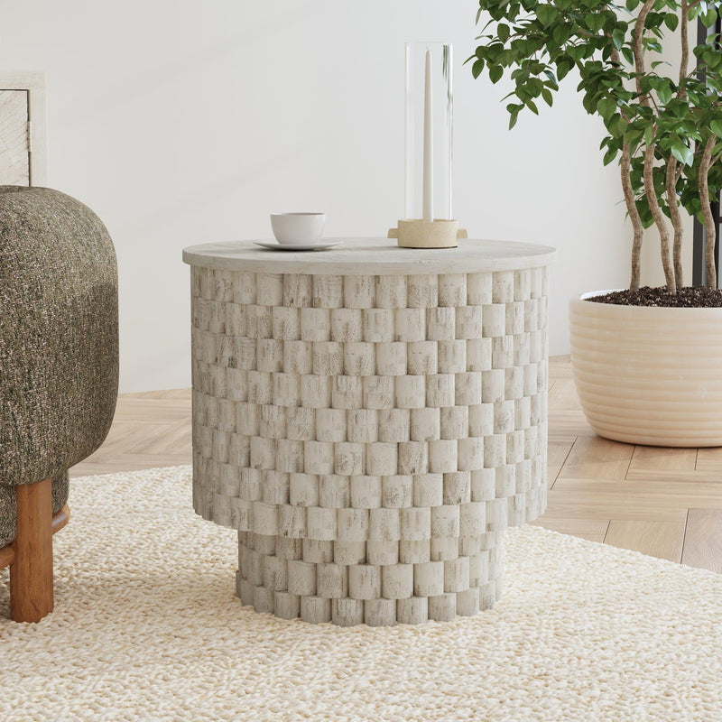 Norwood - Round End Table - JaxCo Furniture