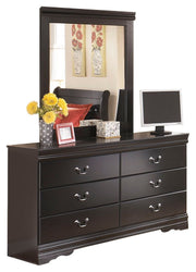Huey Vineyard - Black - Dresser, Mirror - JaxCo Furniture