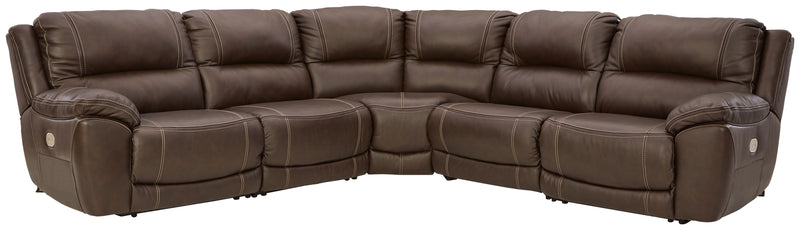 Dunleith - Power Reclining Sectional - JaxCo Furniture