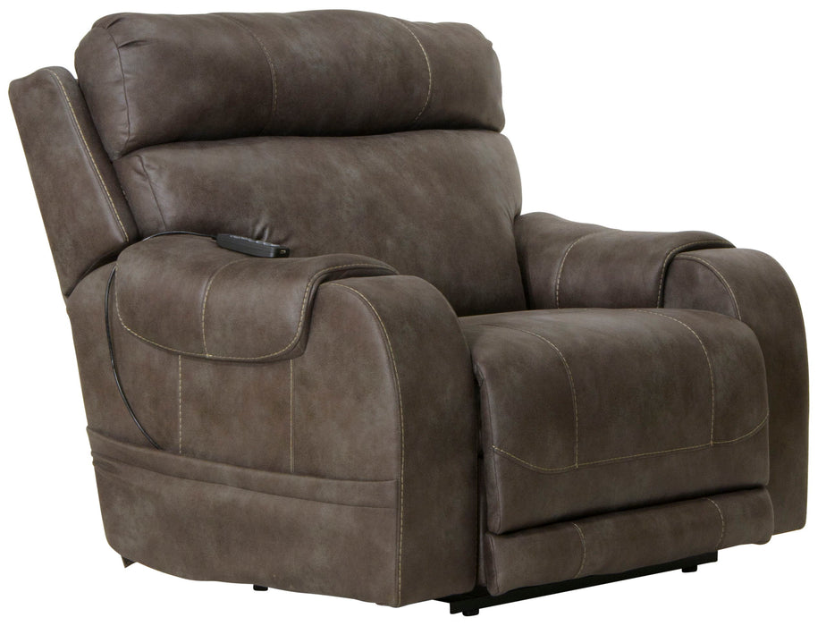 Serenity - Power Recliner With Power Adjustable Headrest And CR3 Heat / Massage / Lumbar - JaxCo Furniture