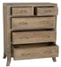 Francesca - 5 Drawer Dresser - Vintage Taupe - JaxCo Furniture