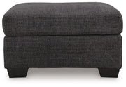 Loreo - Ottoman - Ebony - JaxCo Furniture