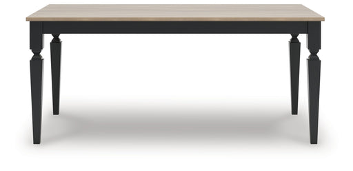Brenkerton - Grayish Brown / Black - Rectangular Dining Room Table - JaxCo Furniture