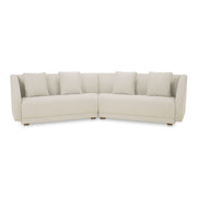 Fraser - 2 Piece Modular Sofa - White - JaxCo Furniture