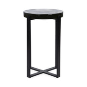 Gallie - Round Accent Table - Black - JaxCo Furniture