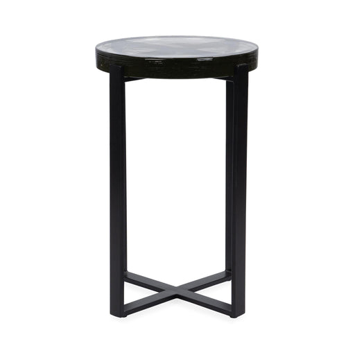 Gallie - Round Accent Table - Black - JaxCo Furniture