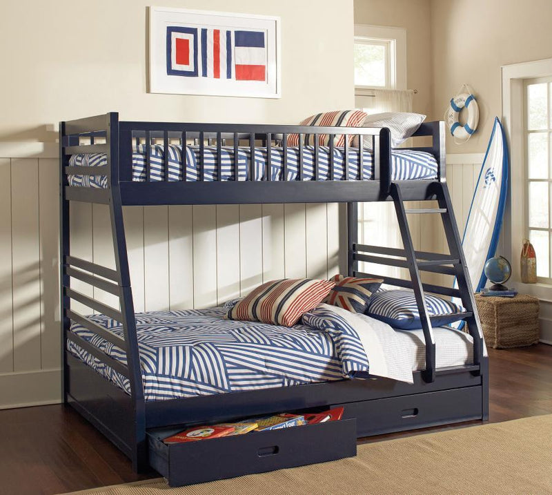 Ashton - 2-Drawer Wood Bunk Bed - JaxCo Furniture