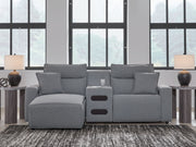 ModMax II - Salt And Pepper - Reclining Sectional - JaxCo Furniture