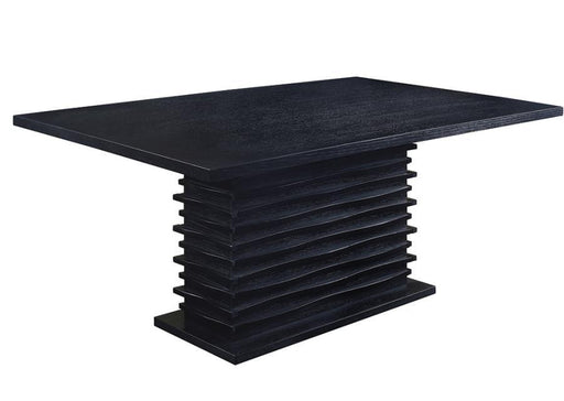 Stanton - Rectangular Dining Table - Black - JaxCo Furniture