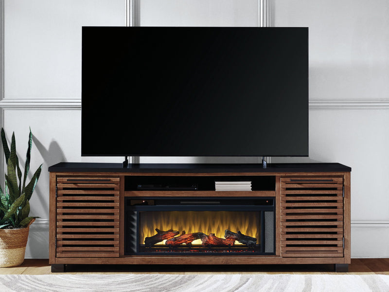Kallari - TV Stand With Fireplace Option - JaxCo Furniture
