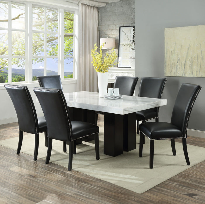 Camila - Rectangular Dining Set - White Top - JaxCo Furniture