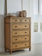 Sharlance - Brown - Six Drawer Chest - JaxCo Furniture