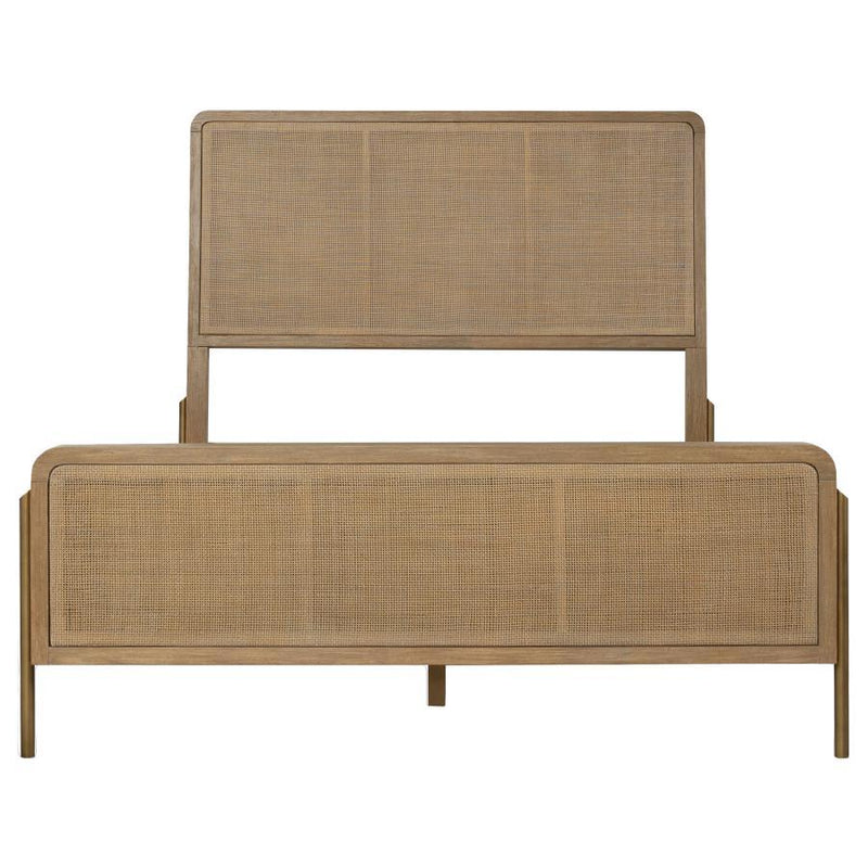 Arini - Rattan Panel Bed - JaxCo Furniture