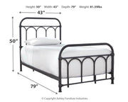 Nashburg - Arch Bed - JaxCo Furniture
