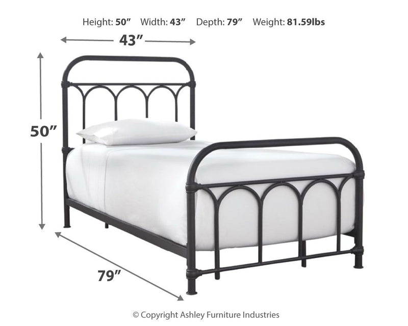 Nashburg - Arch Bed - JaxCo Furniture