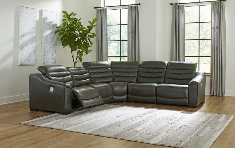 Center Line - Power Recliner Sectional - JaxCo Furniture