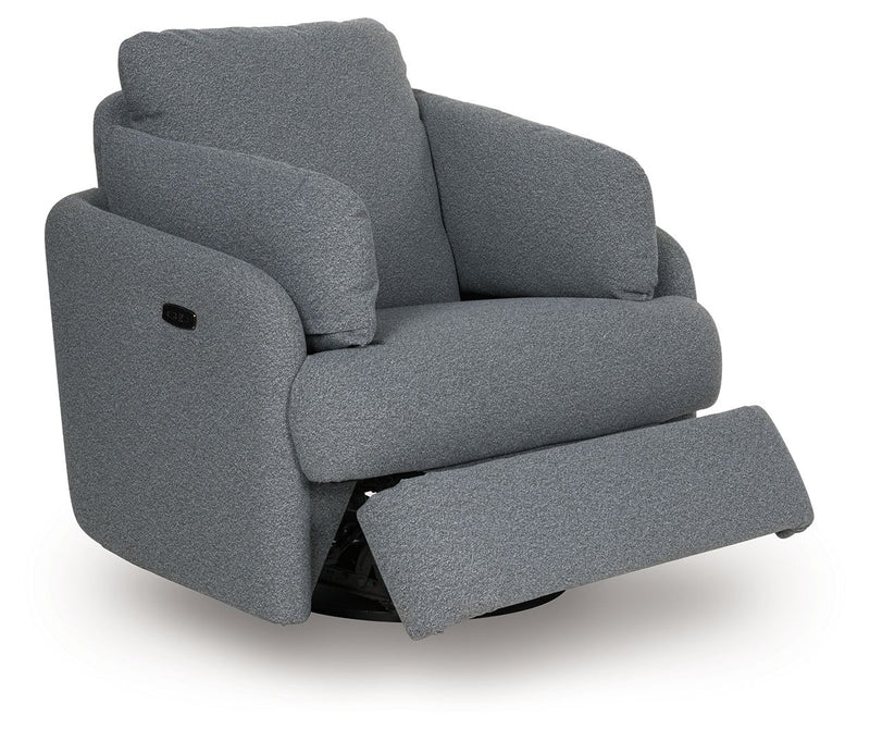 Alainmont Next-Gen Nuvella - Swivel Power Recliner - JaxCo Furniture