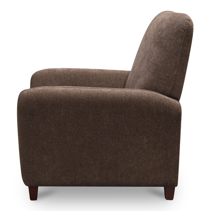 Luna - Recliner Chair - Cool Brown