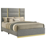 Ines - Fabric Upholstered Panel Bed - JaxCo Furniture